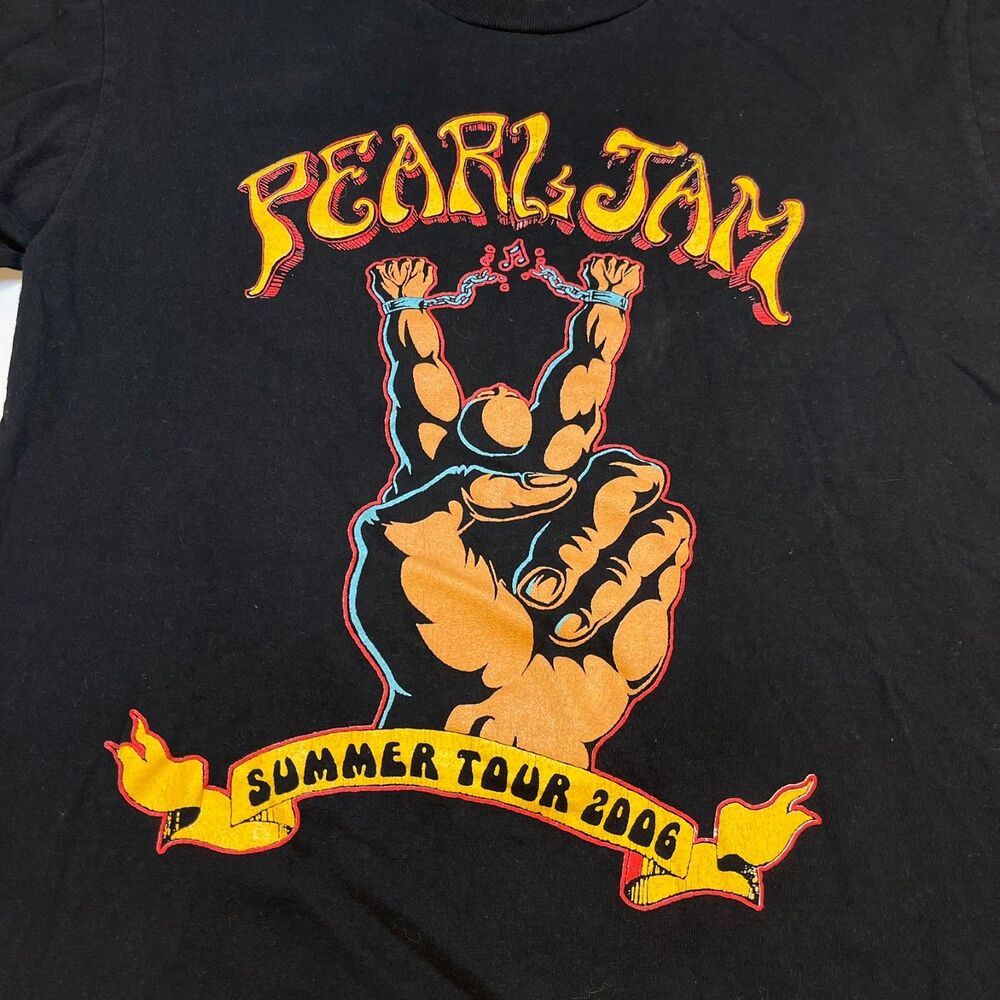 VINTAGE PEARL JAM 2006 Summer Tour Concert T Shirt Sz Mens M